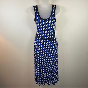 Calvin Klein Blue sleeveless dress - Size 6